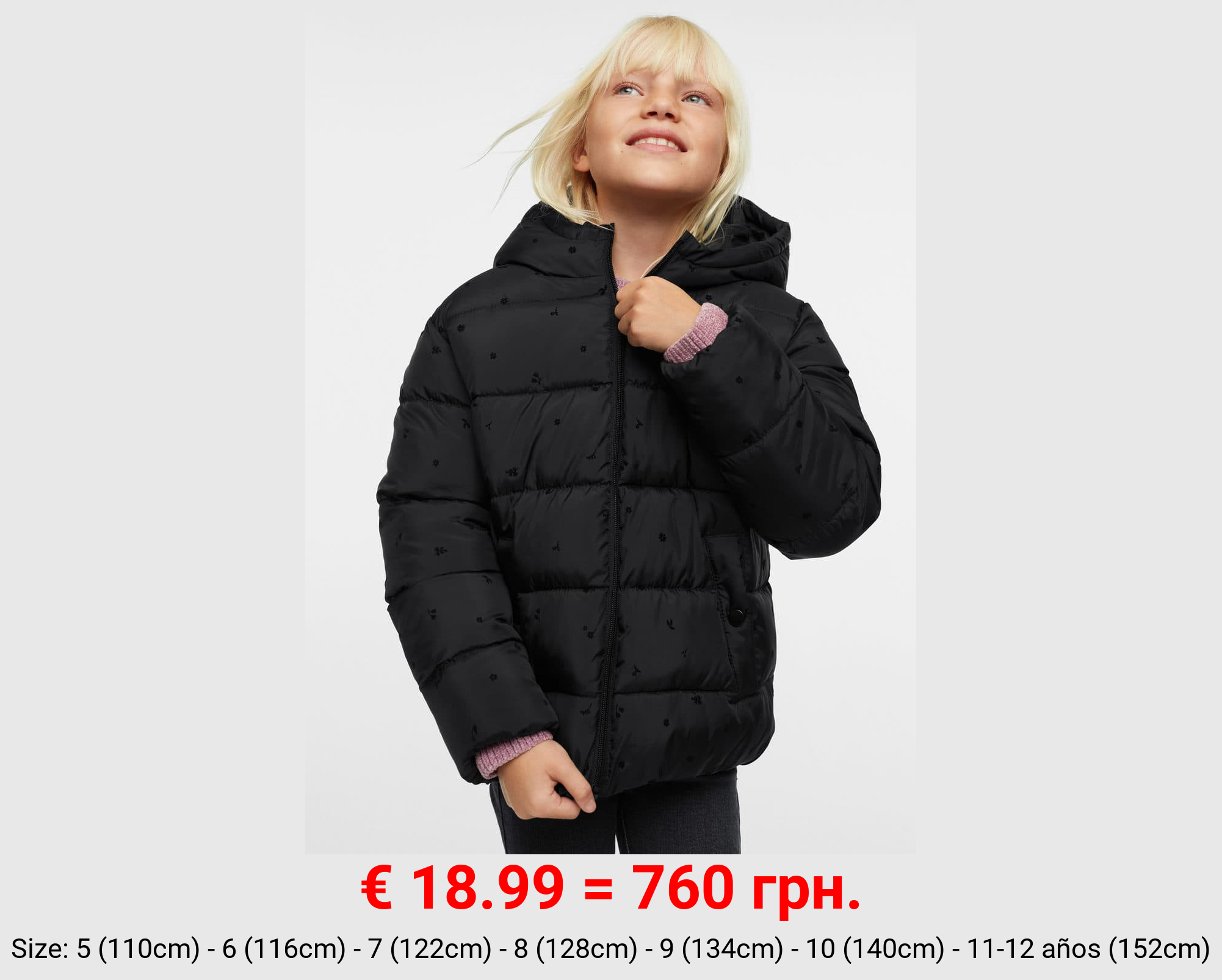 Anorak acolchado capucha