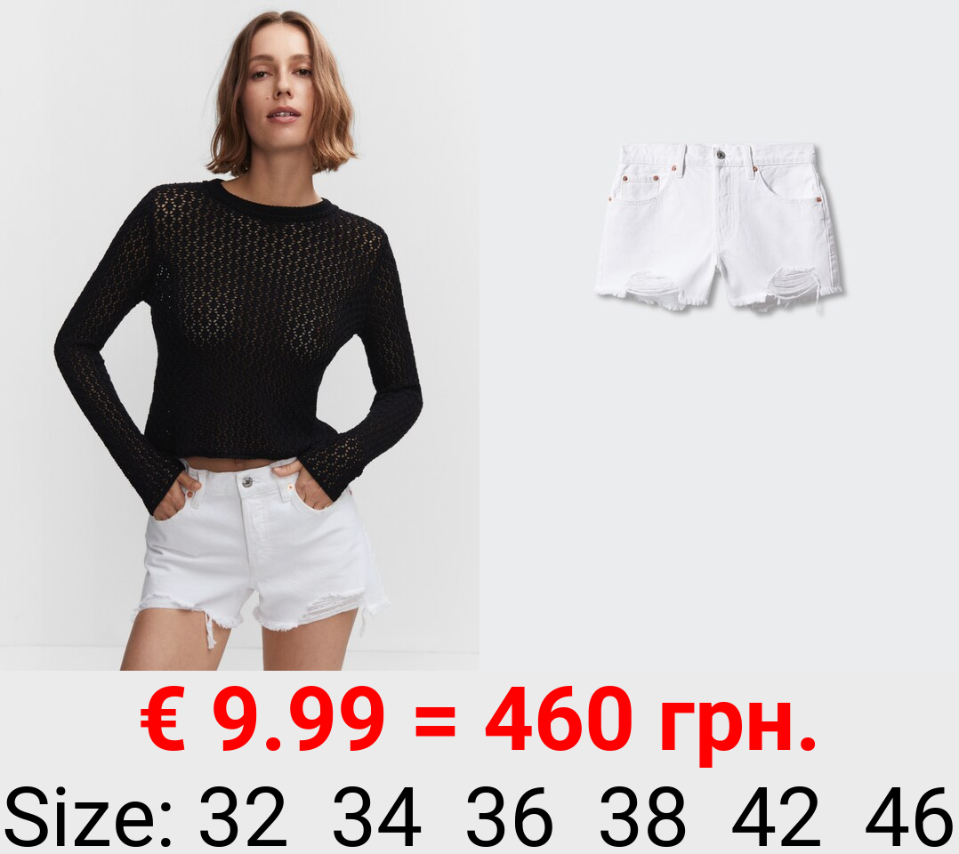 Shorts vaqueros rotos