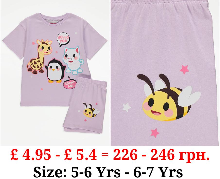 Adopt Me! Lilac Short Pyjamas