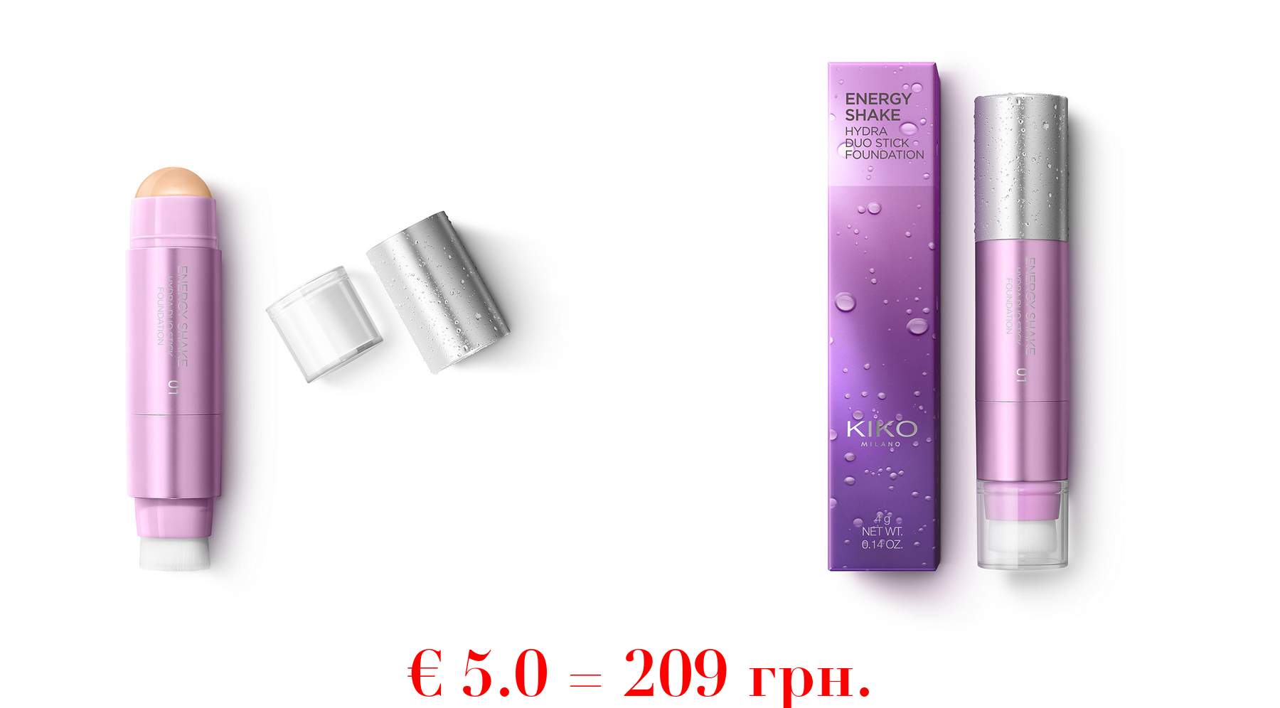 energy shake hydra duo stick foundation