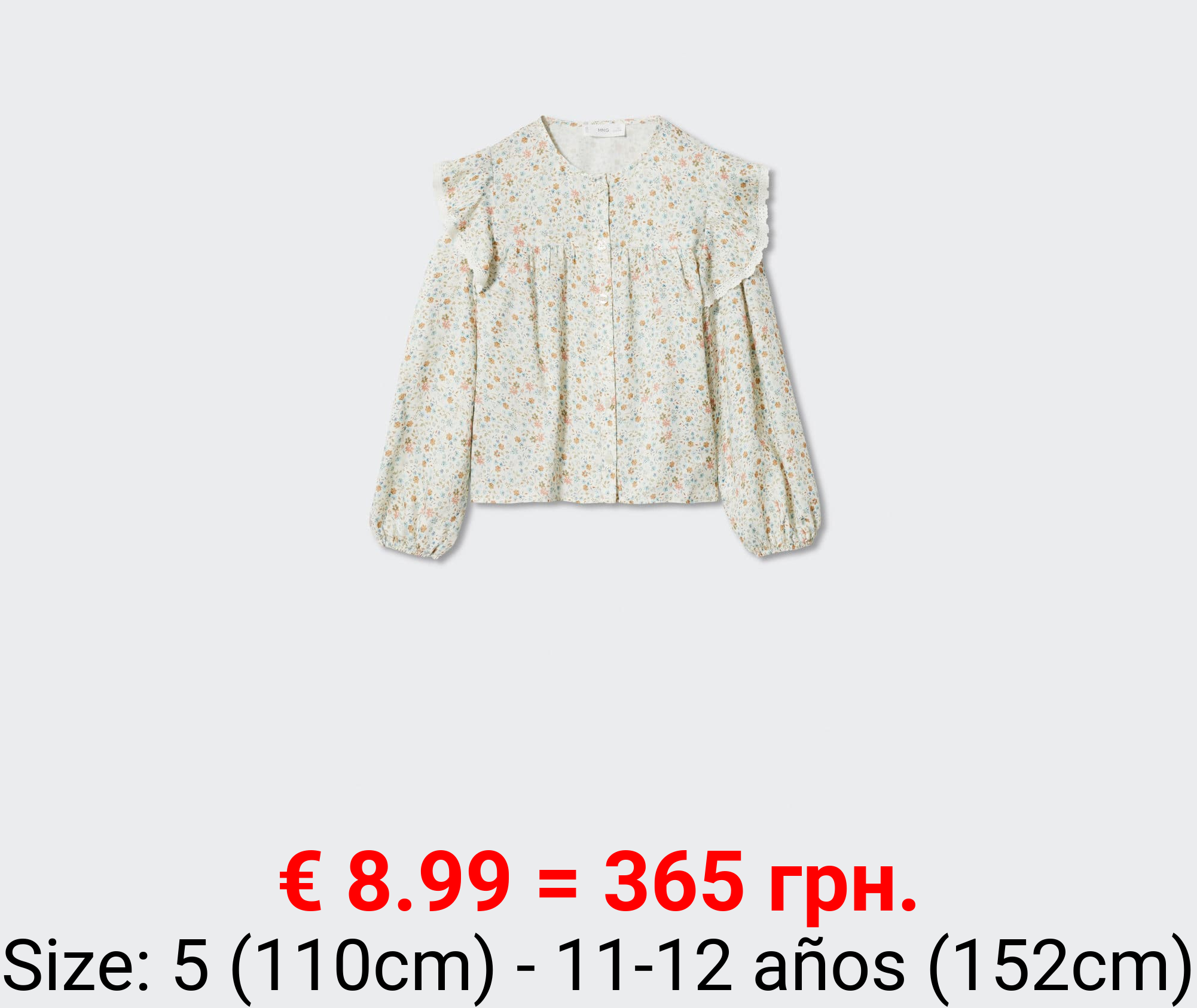 blusa estampado floral