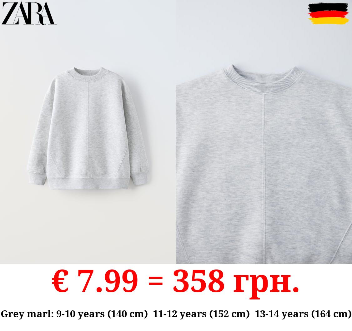 BASIC PLUSH SWEATSHIRT