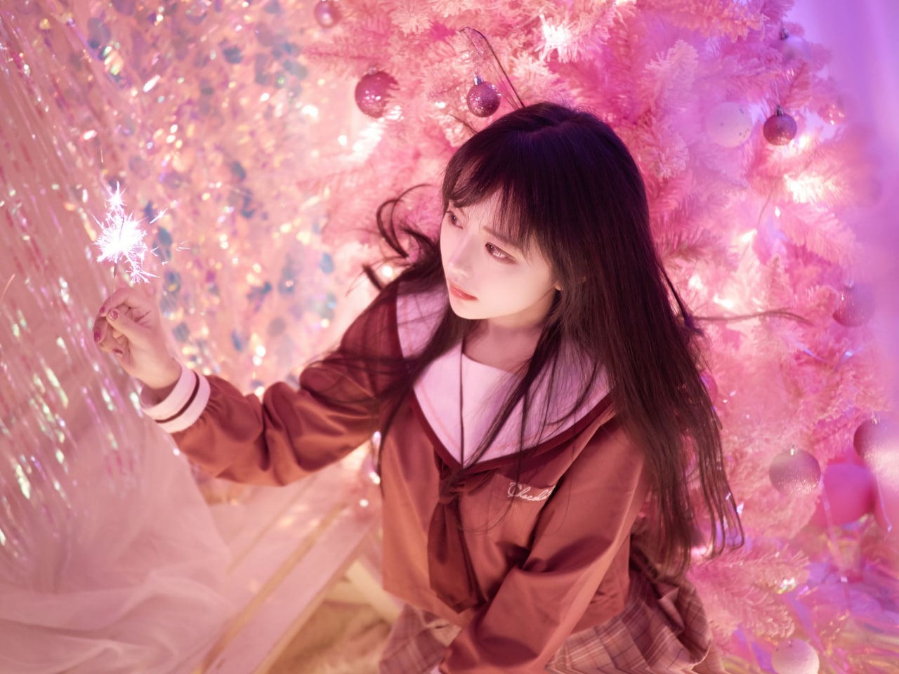 Shika小鹿鹿-内衣图包、尼禄礼服、日系写真、圣诞、万花旗袍[70P] 59