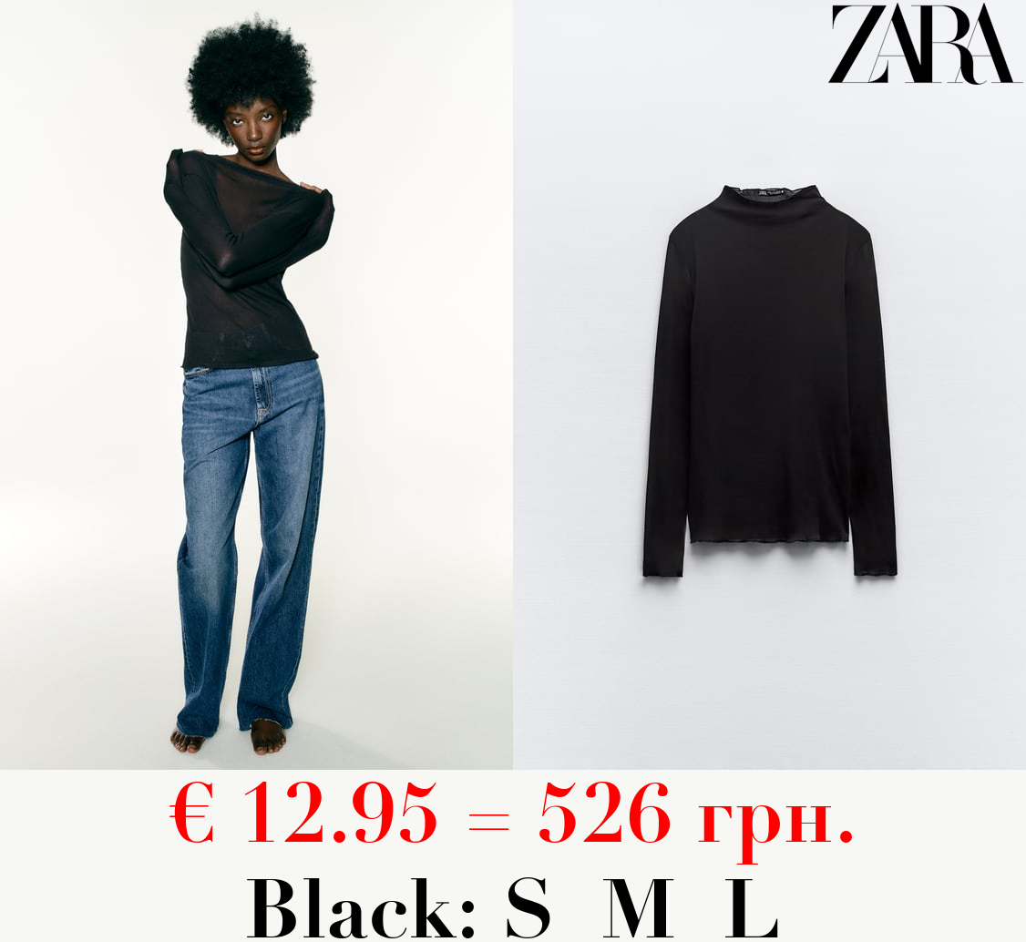 CREPE COTTON T-SHIRT