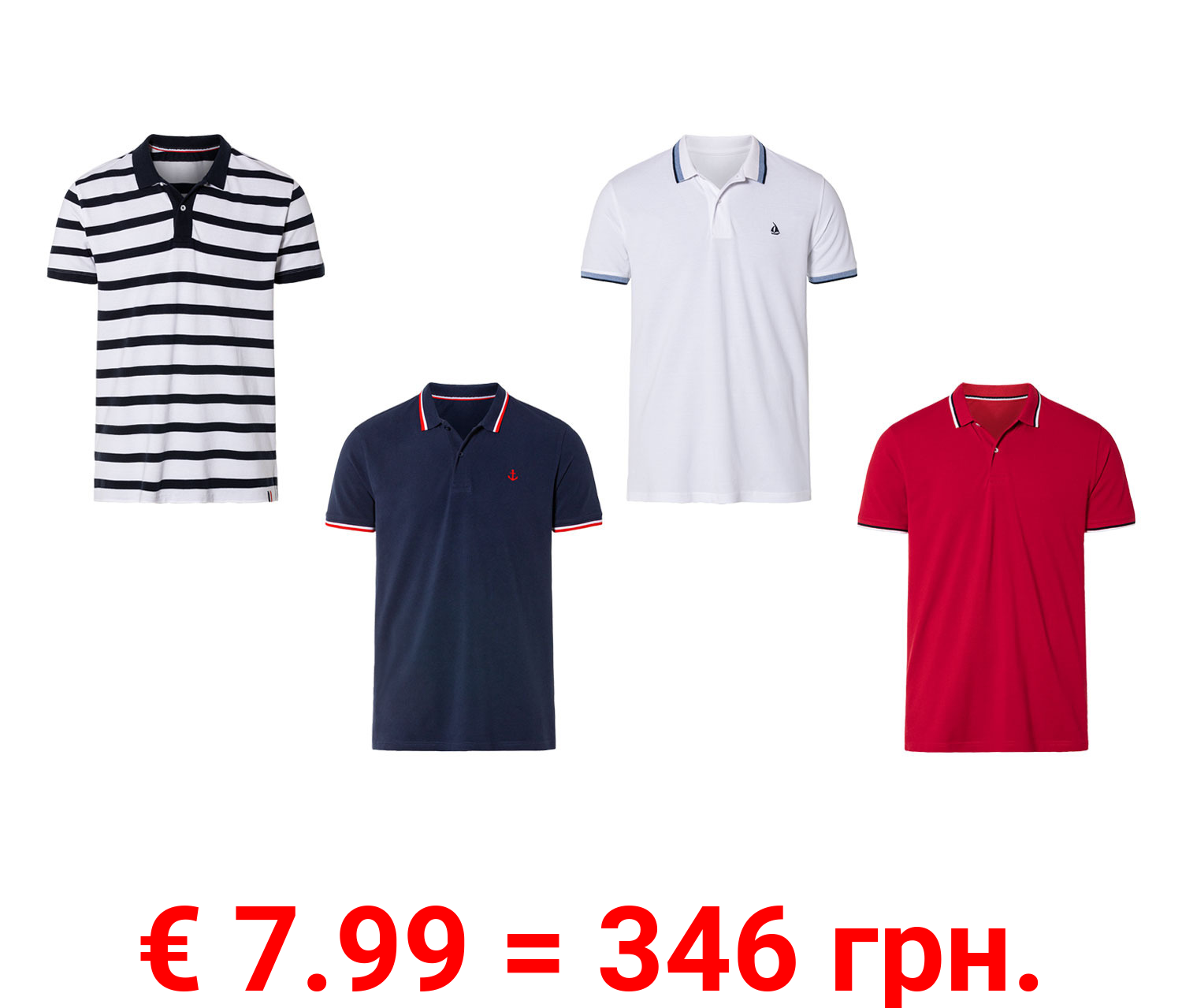 LIVERGY® Herren Poloshirt, Slim Fit, aus reiner Baumwolle