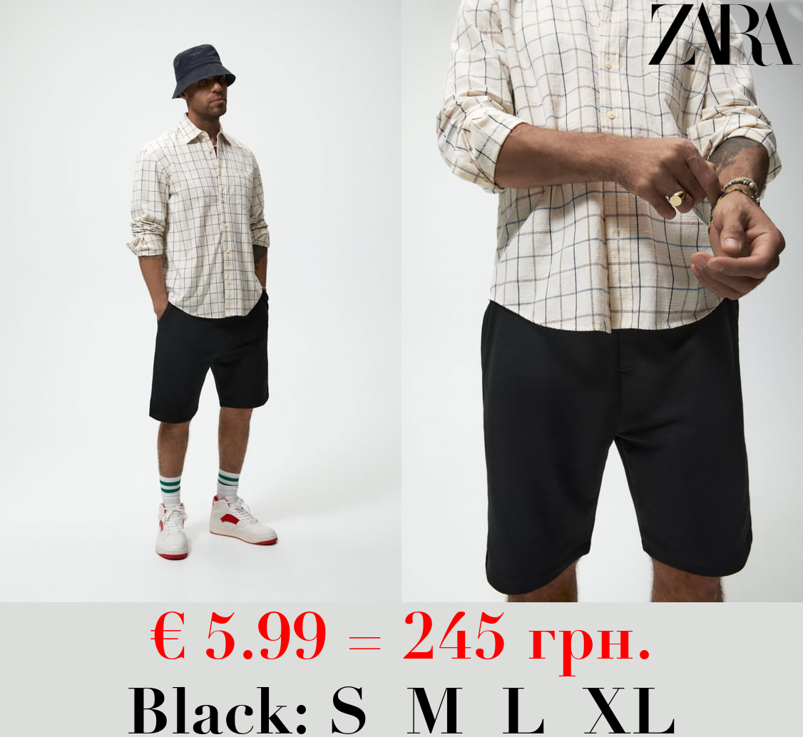 BASIC JOGGER BERMUDA SHORTS