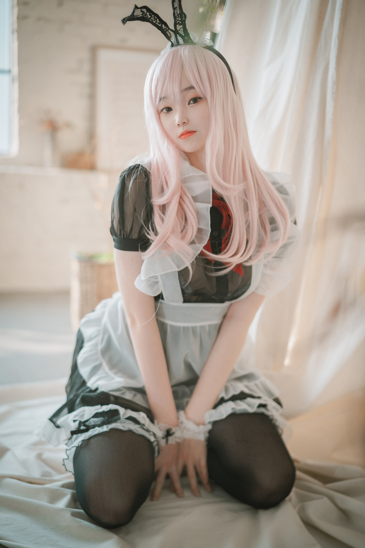 Bambi 밤비, [DJAWA] Sheer Bunny Maid 16