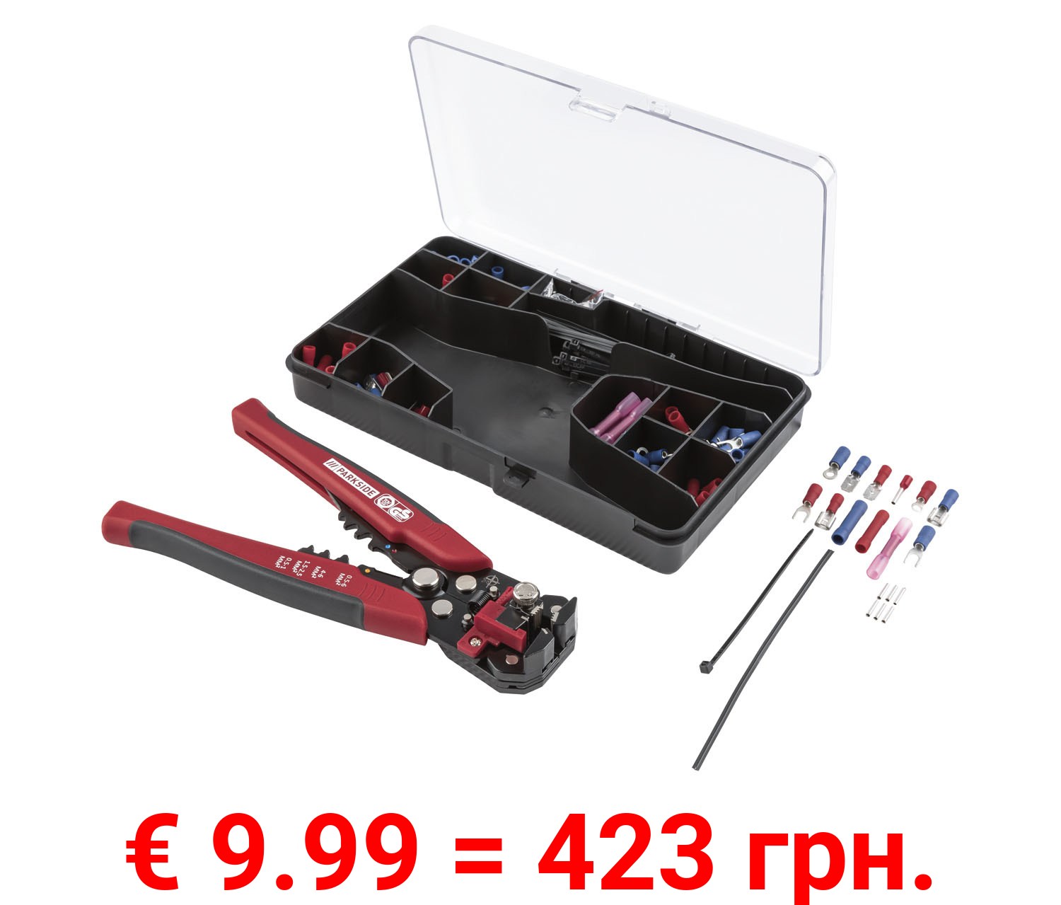 PARKSIDE® Crimpzangen-Set »PCZS 231 A2«, 231-teilig