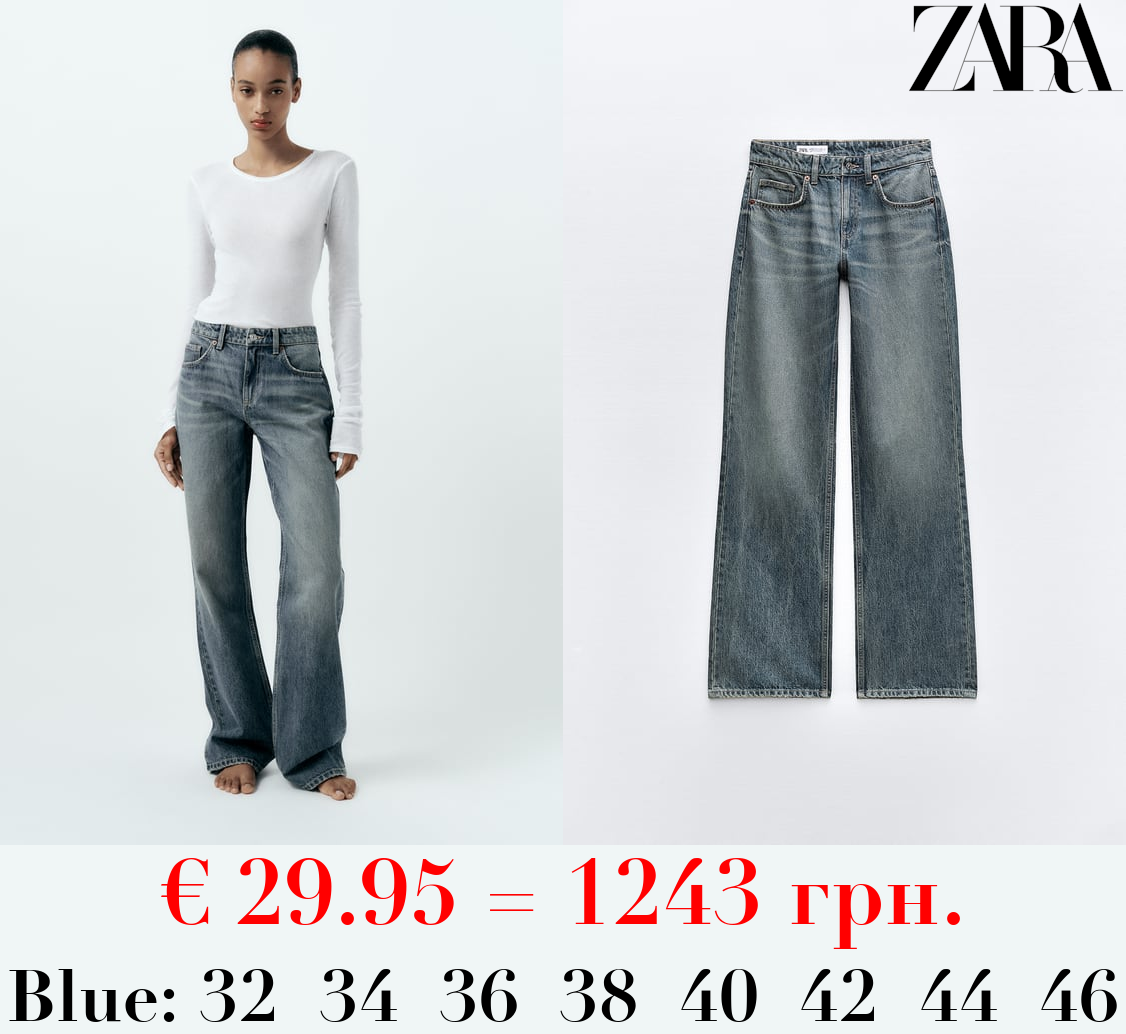 TRF WIDE-LEG MID-RISE FULL LENGTH JEANS