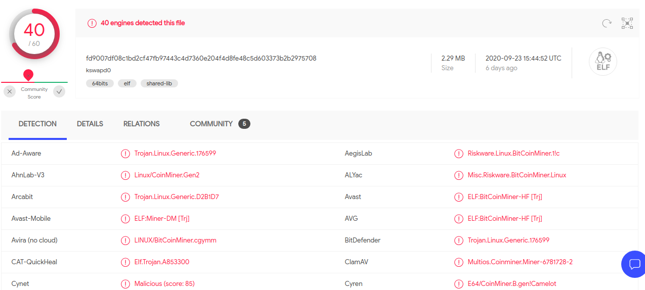 linux console virustotal uploader