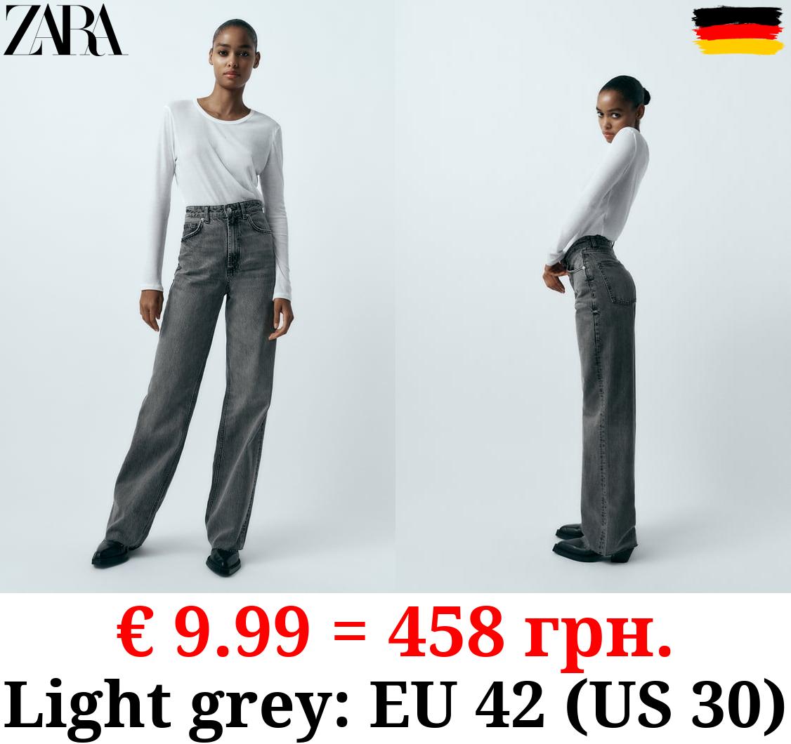 TRF HIGH-RISE WIDE-LEG JEANS