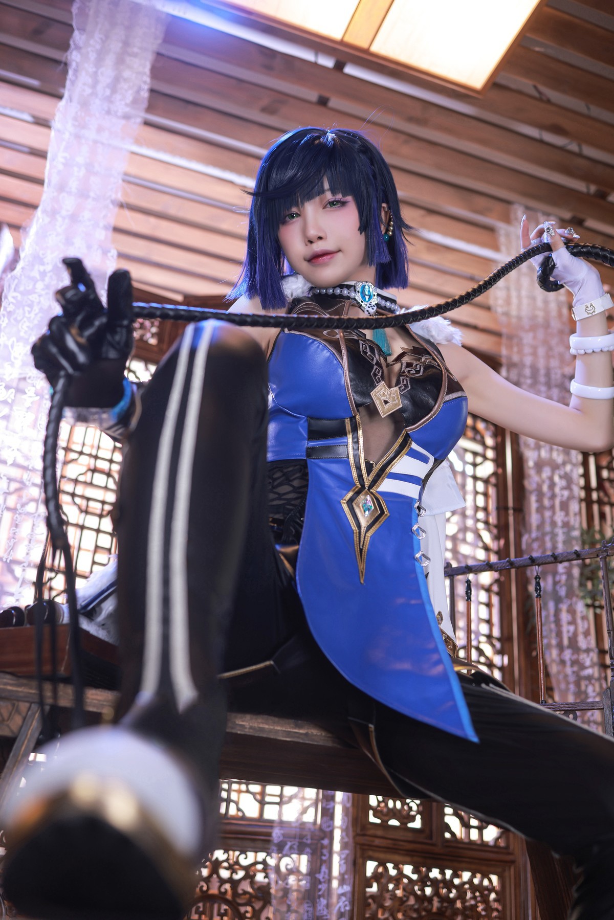 水淼aqua Cosplay 夜兰 Yelan 2