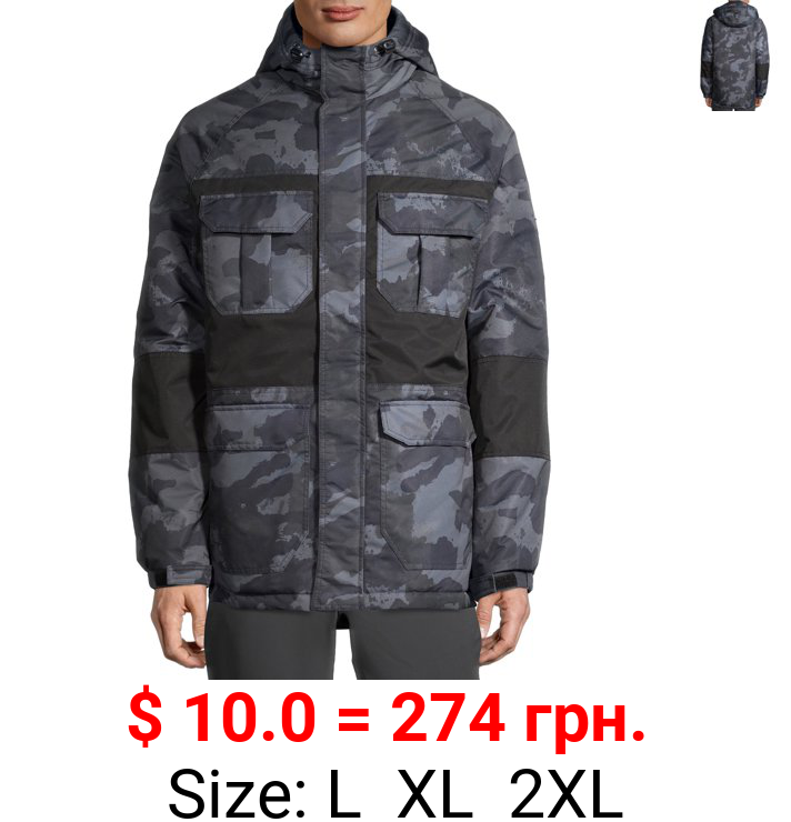 SwissTech Men's Ski/Snowboard Heavyweight Camo Block Jacket