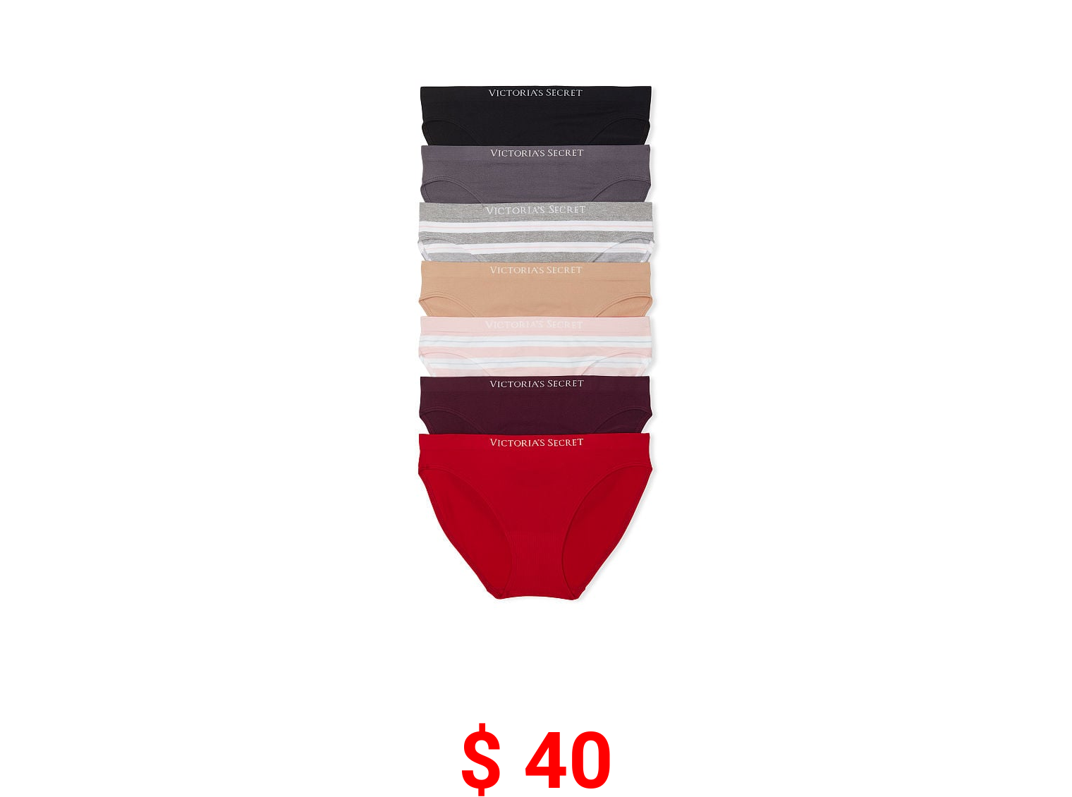 7-Pack Seamless Bikini Panties