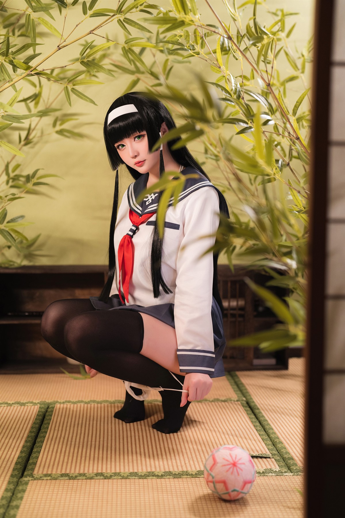 Cosplay 星之迟迟Hoshilily 莲花JK 19