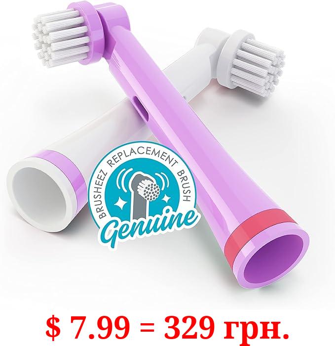 Brusheez® Electronic Toothbrush Replacement Brush Heads 2 Pack (Sparkle The Unicorn)