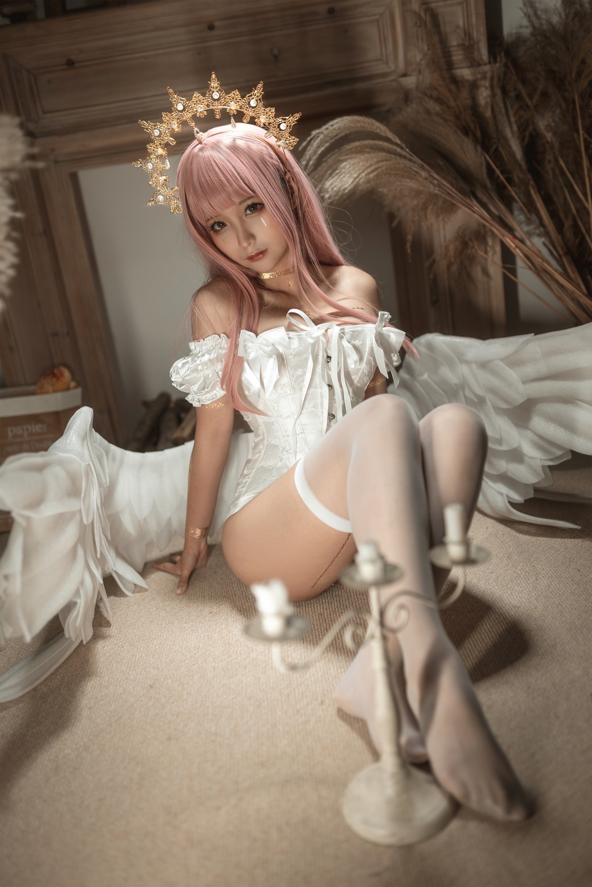 Cosplay 蠢沫沫Chunmomo 沫沫真爱版 天使本-圣天使 1
