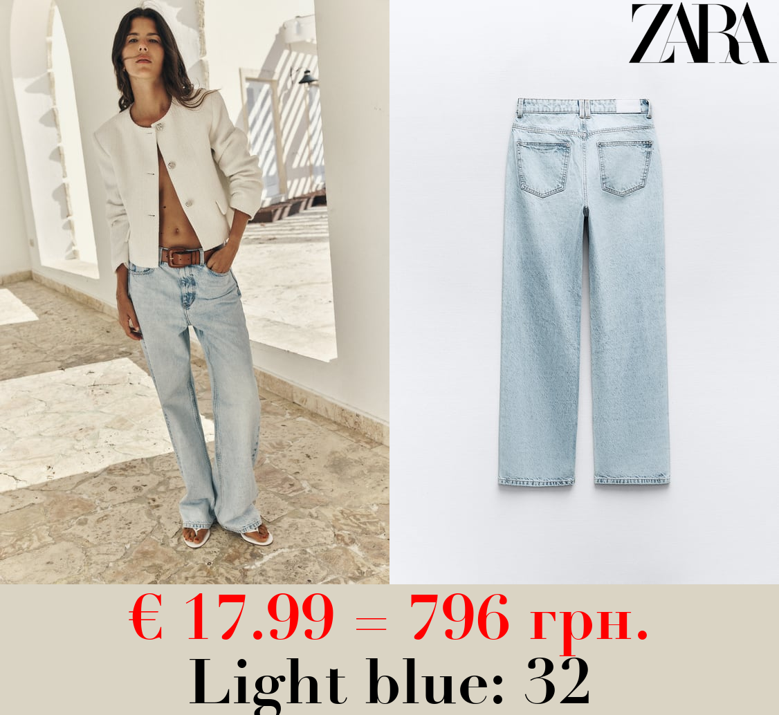 Z1975 STRAIGHT-FIT HIGH-WAIST FULL LENGTH JEANS