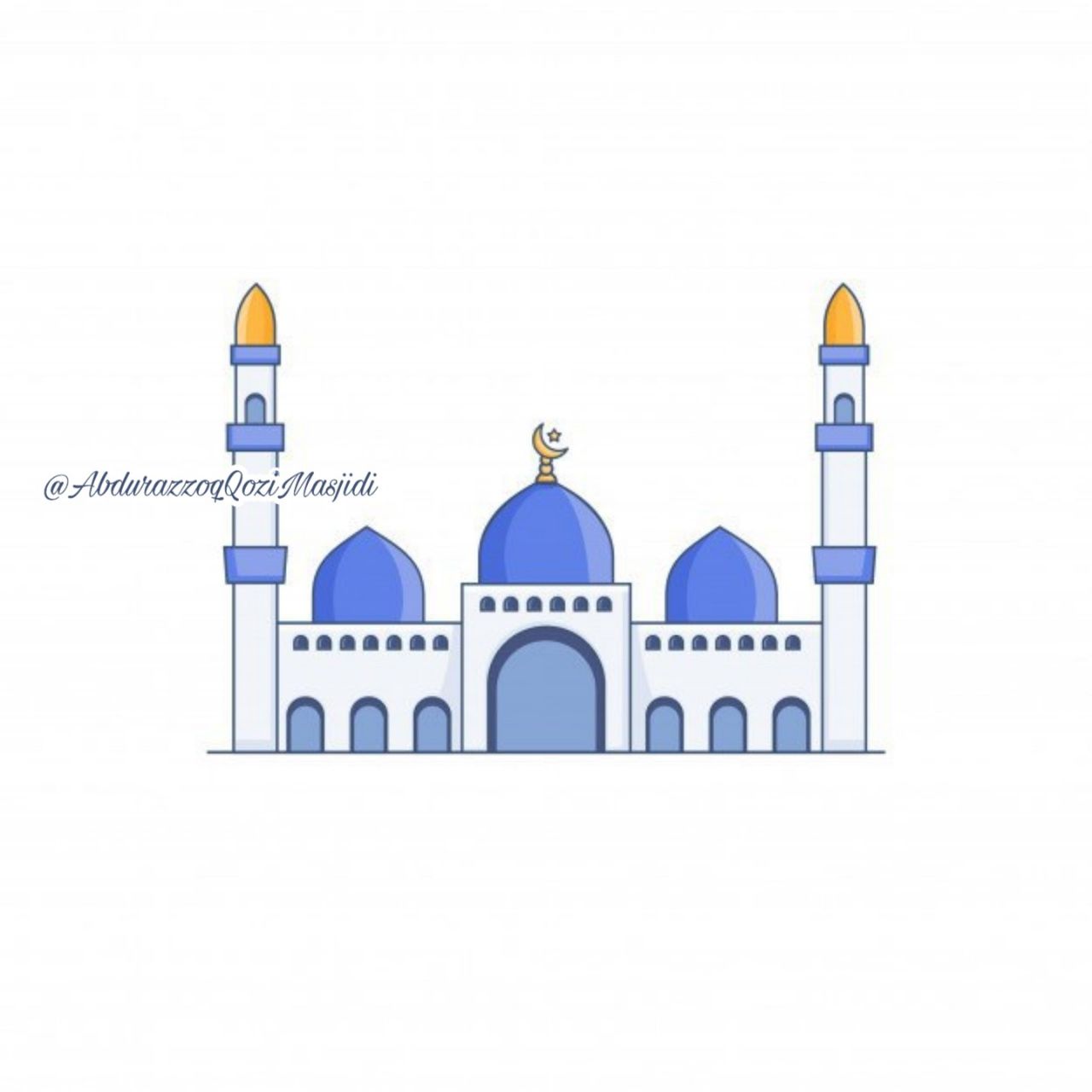 Голубая мечеть вектор
