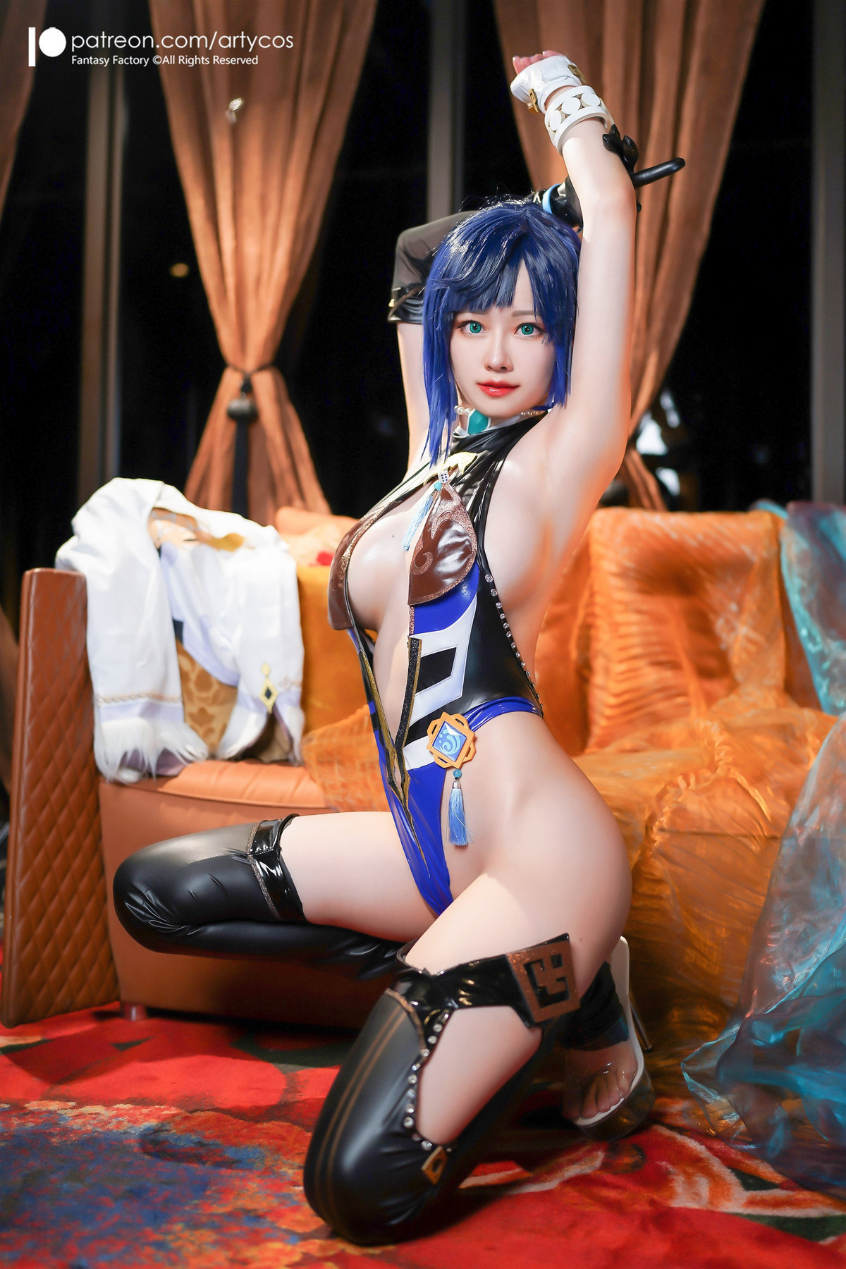 Cosplay Arty亞緹 Yelan 夜兰 Genshin Set.01 21