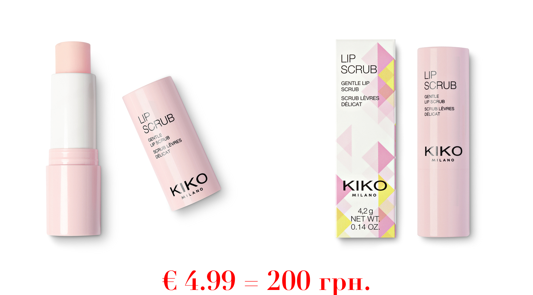 lip scrubSanftes Lippenpeeling in Stiftform