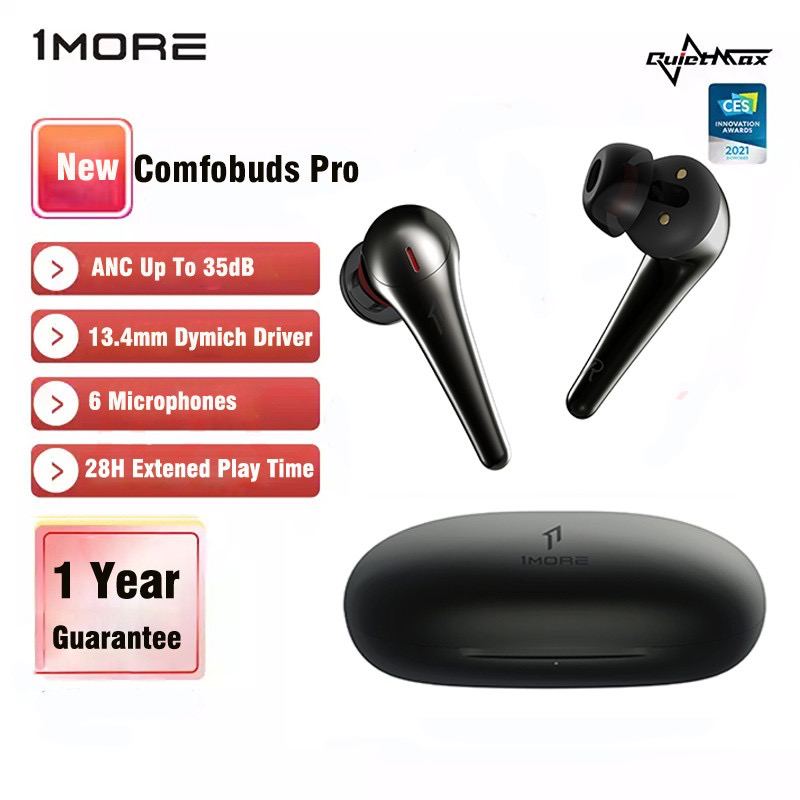 Наушники comfobuds pro. 1more comfobuds Pro es901. Xiaomi 1more comfobuds Pro es901 Black. 1more comfobuds Pro White. Насадки для наушников 1more comfobuds Pro.