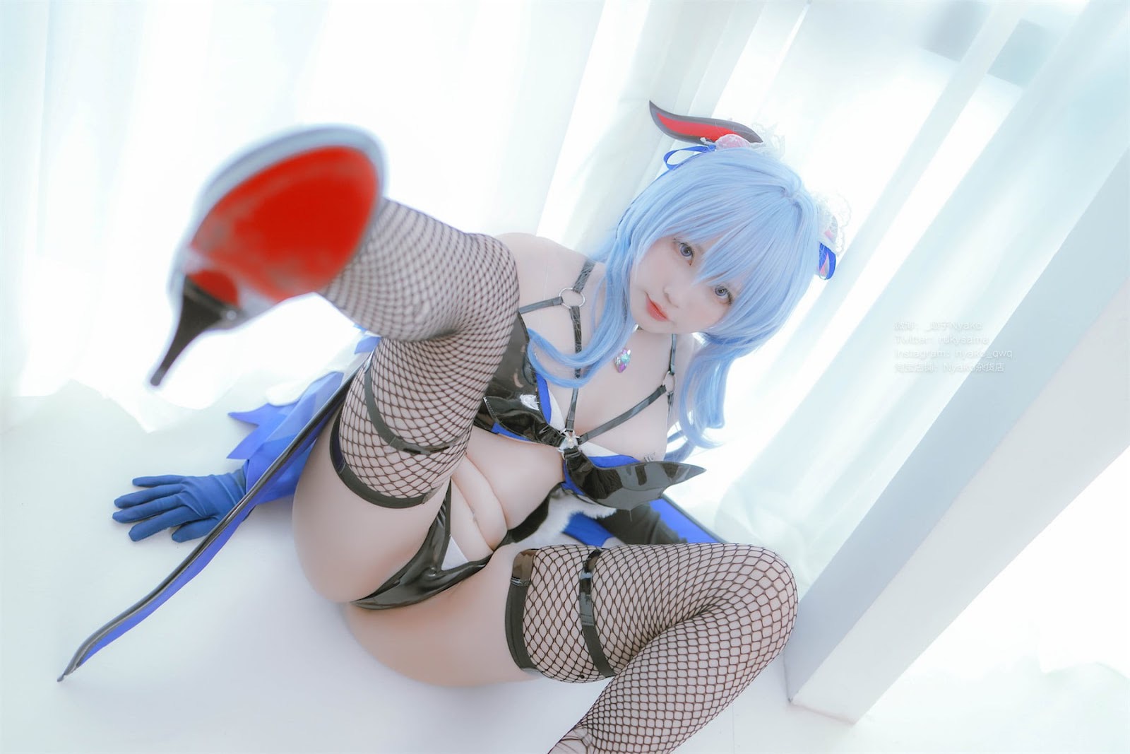 Cosplay Nyako喵子 原神 甘雨魅魔 53