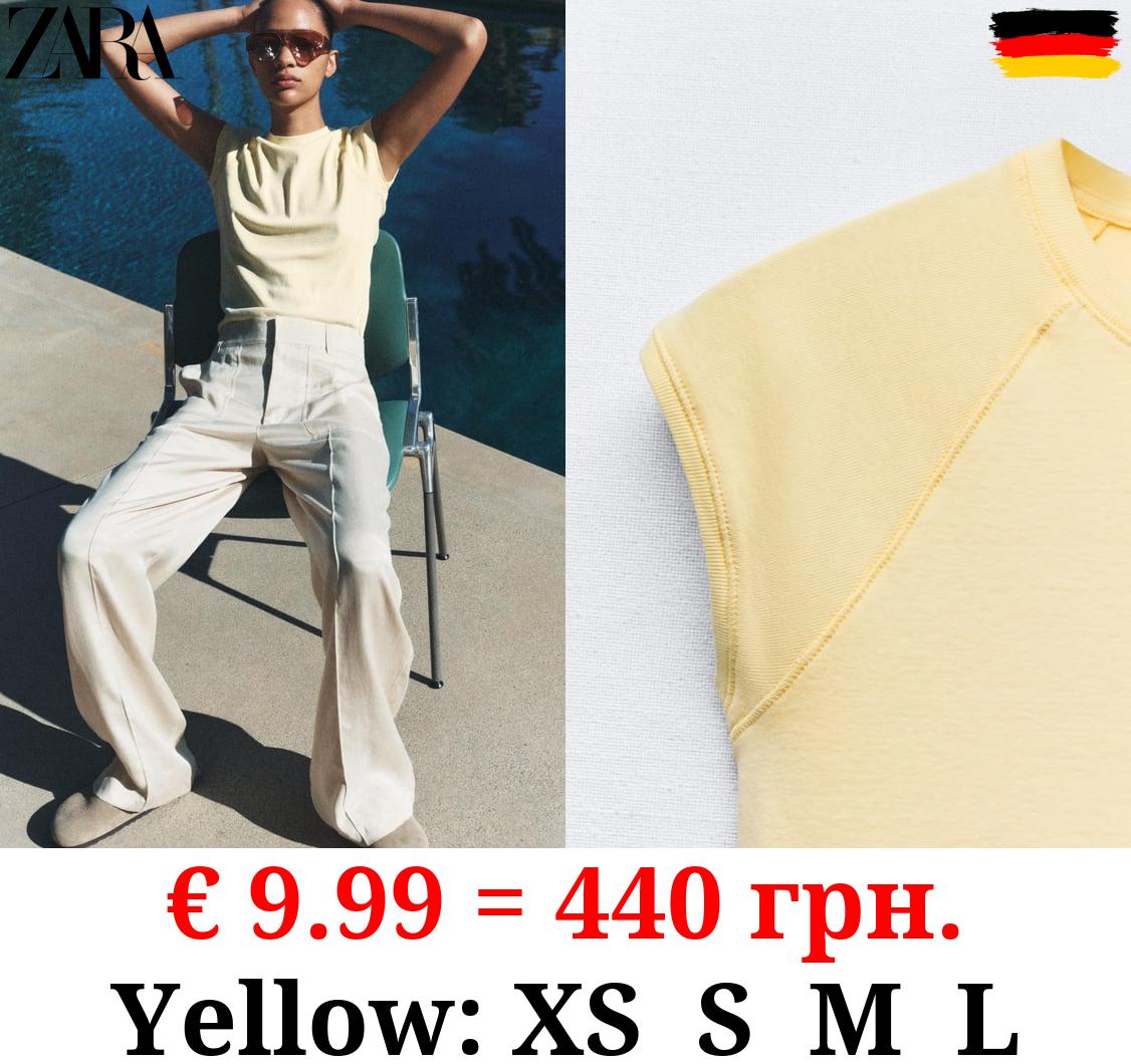 FADED COTTON T-SHIRT