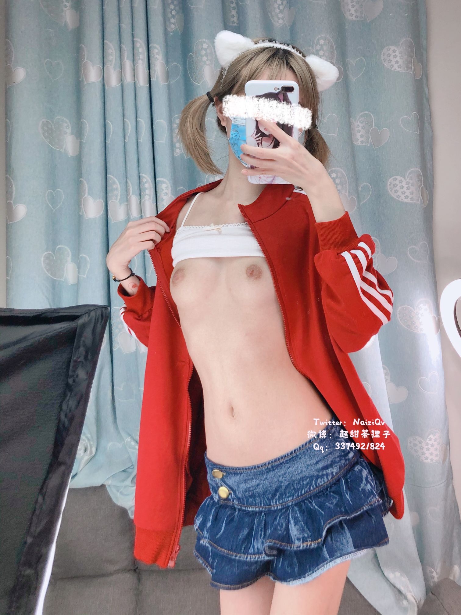 茶狸子-猫耳黑丝[47P1V] 46