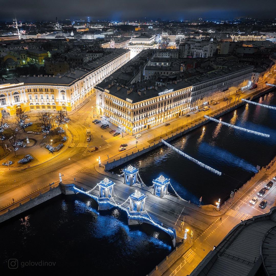 Санкт-Петербург площадь Ломоносова мост