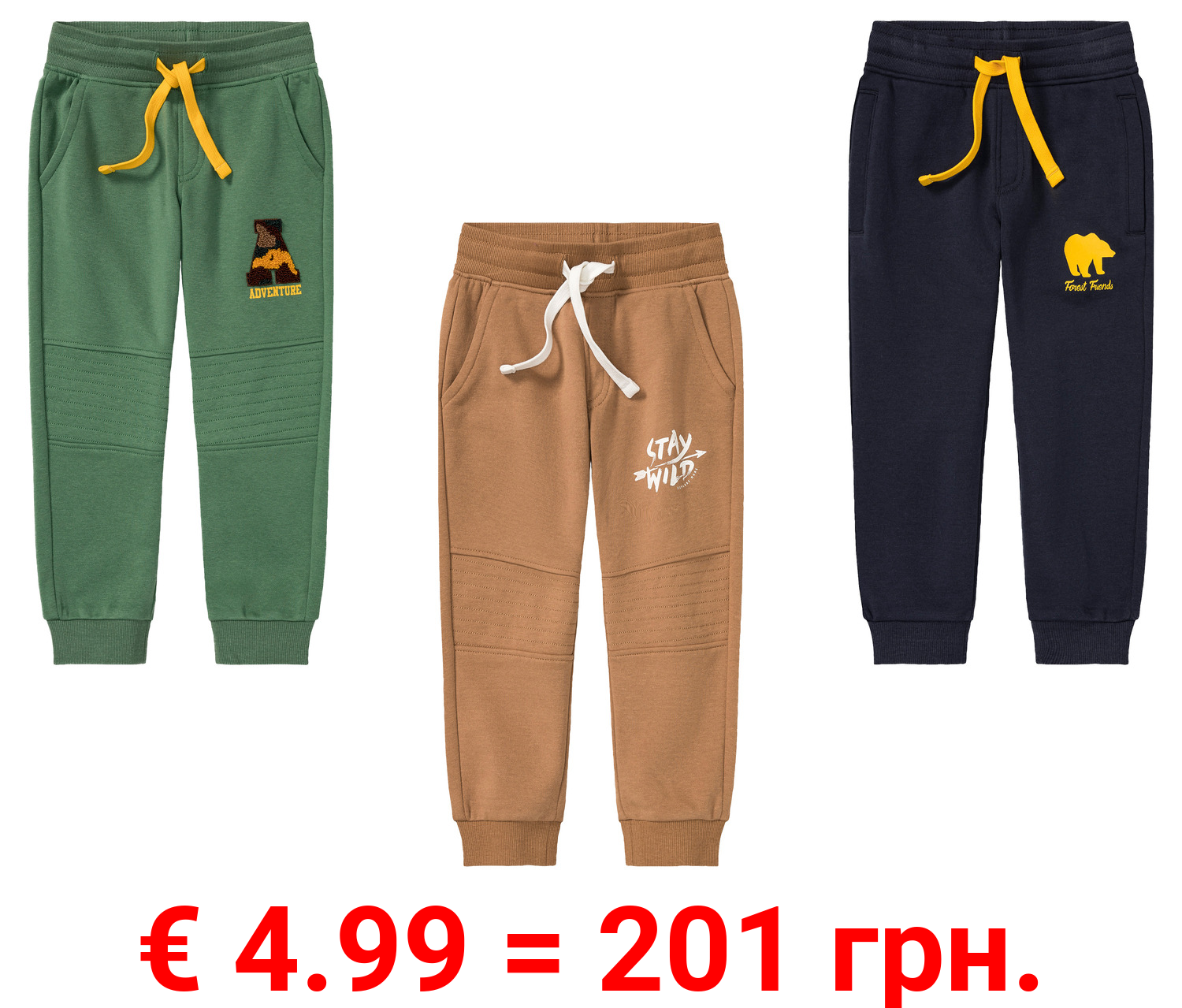 lupilu® Kleinkinder Sweathose mit Baumwolle