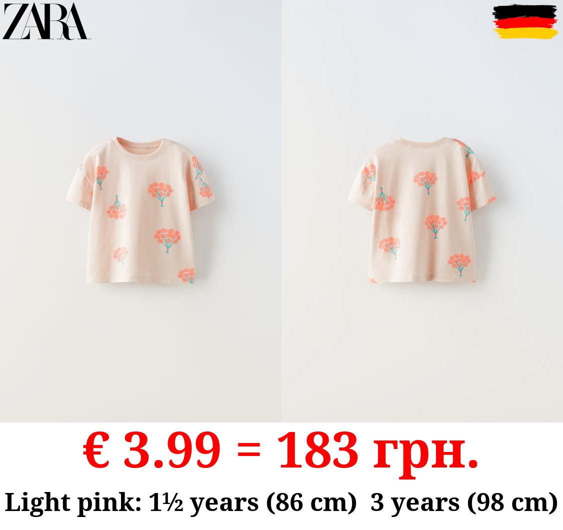 FLORAL PRINT T-SHIRT