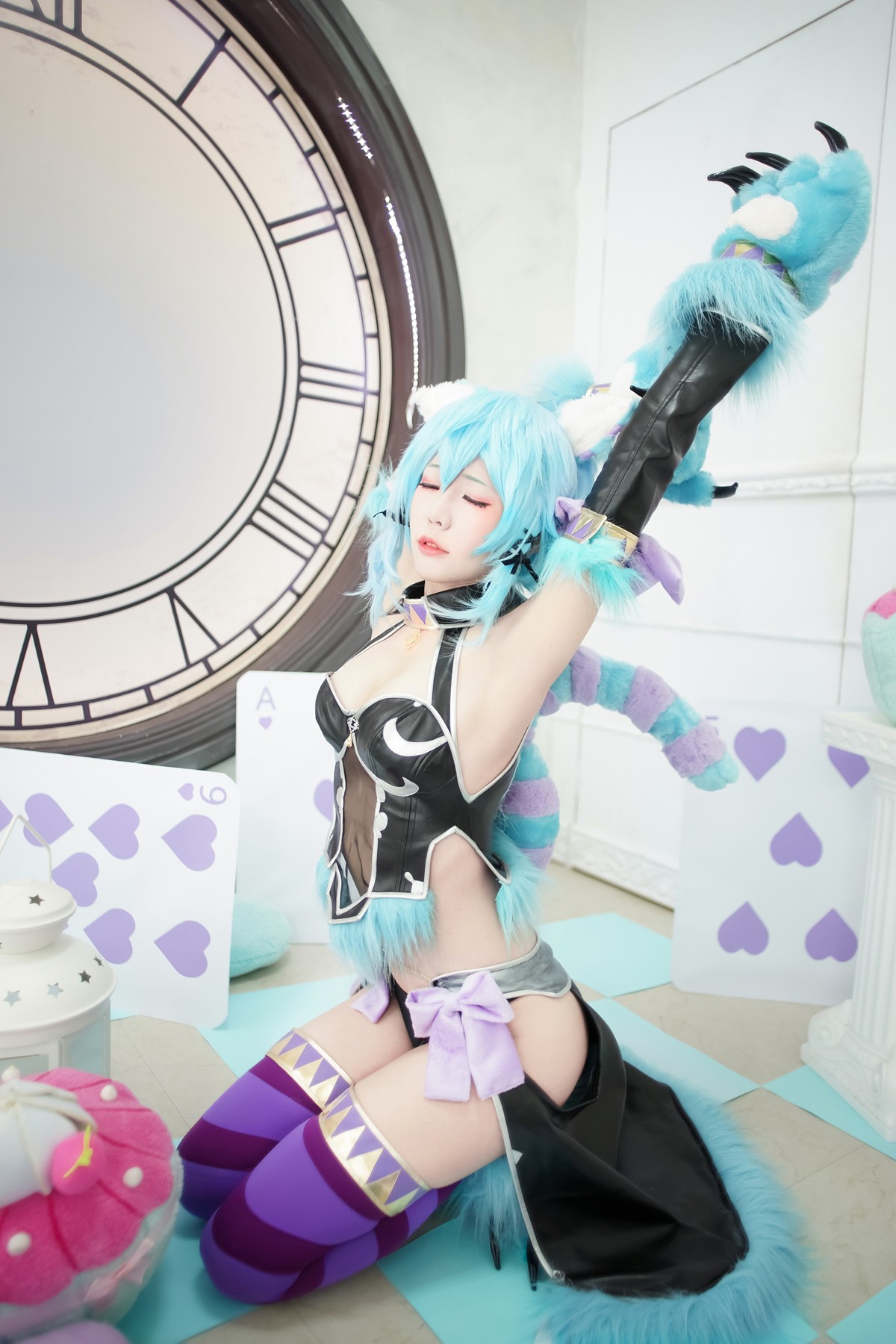Cosplay ElyEE子 诗乃扑克猫 6