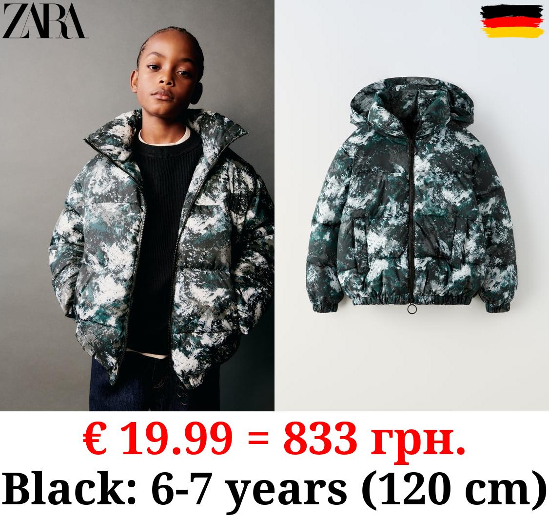 HOODED PUFFER JACKET