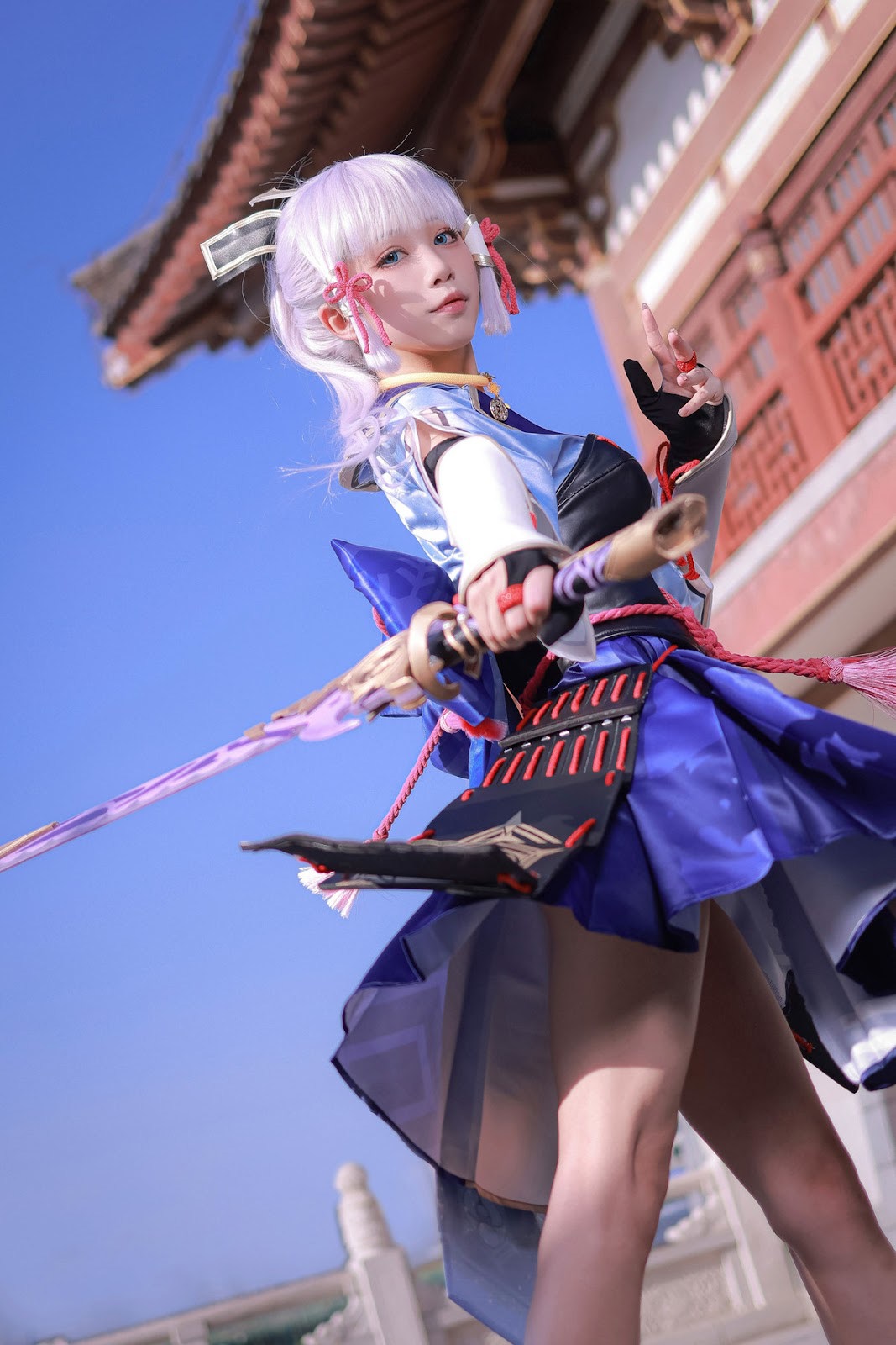 Cosplay 水淼Aqua 神里綾華 Kamisato Ayaka 8