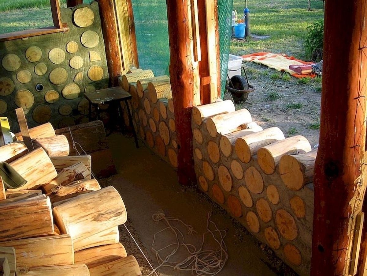 Технология глиночурка или по буржуйски - cordwood – Telegraph