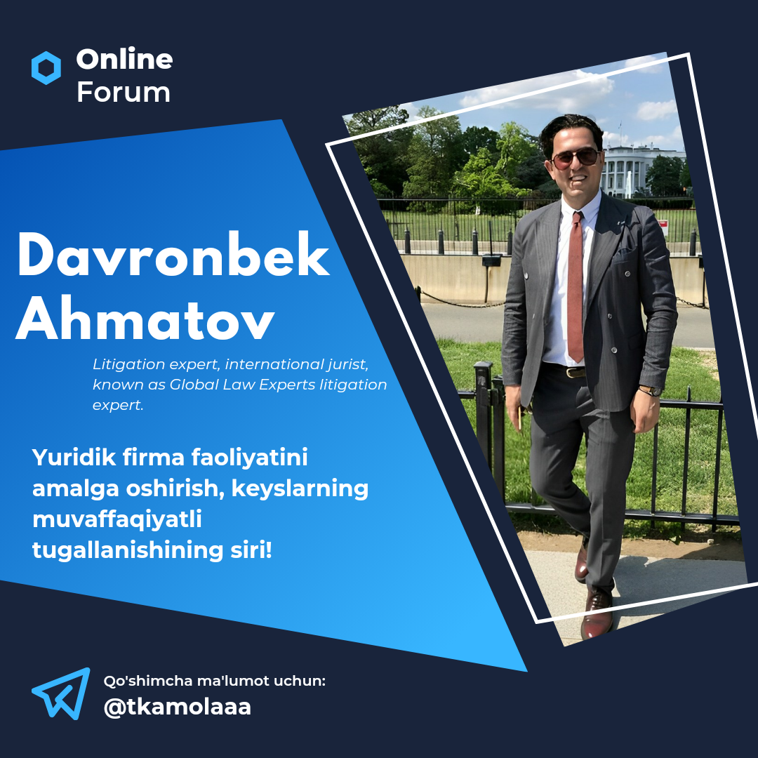 Zamonaviy yurist qanday bo‘lishi kerak – Telegraph