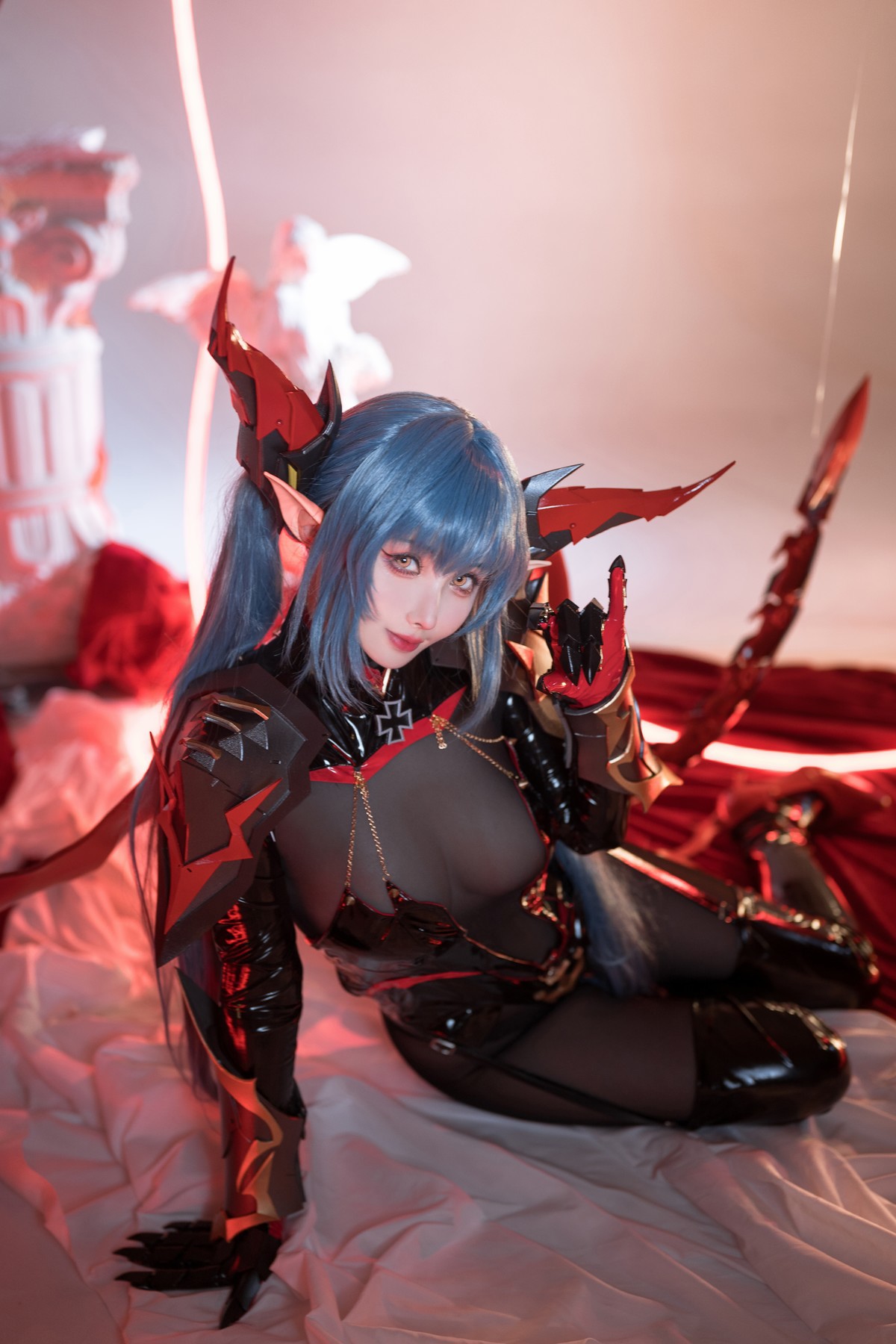 Cosplay rioko凉凉子 碧蓝航线 雷根斯堡 18