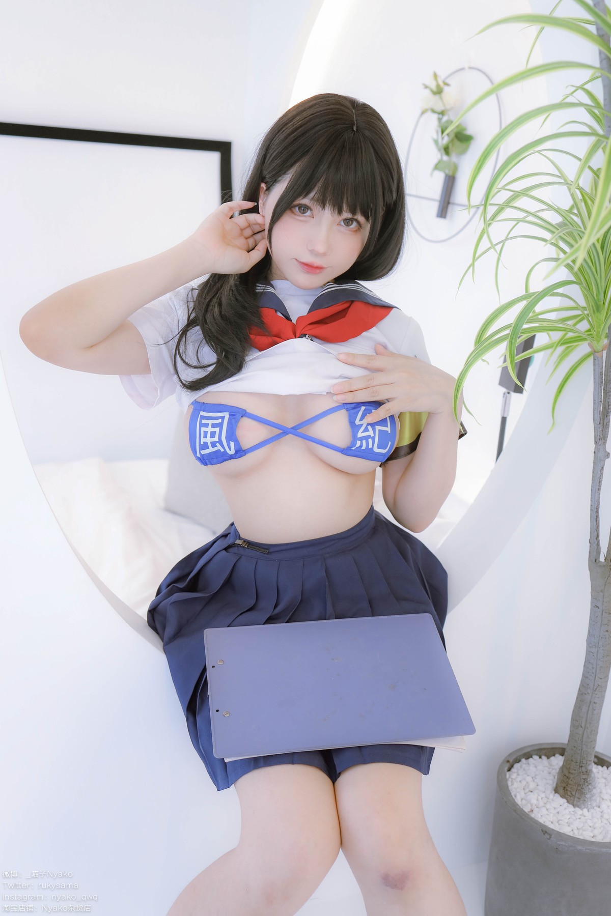 Cosplay Nyako喵子 风纪委员 19