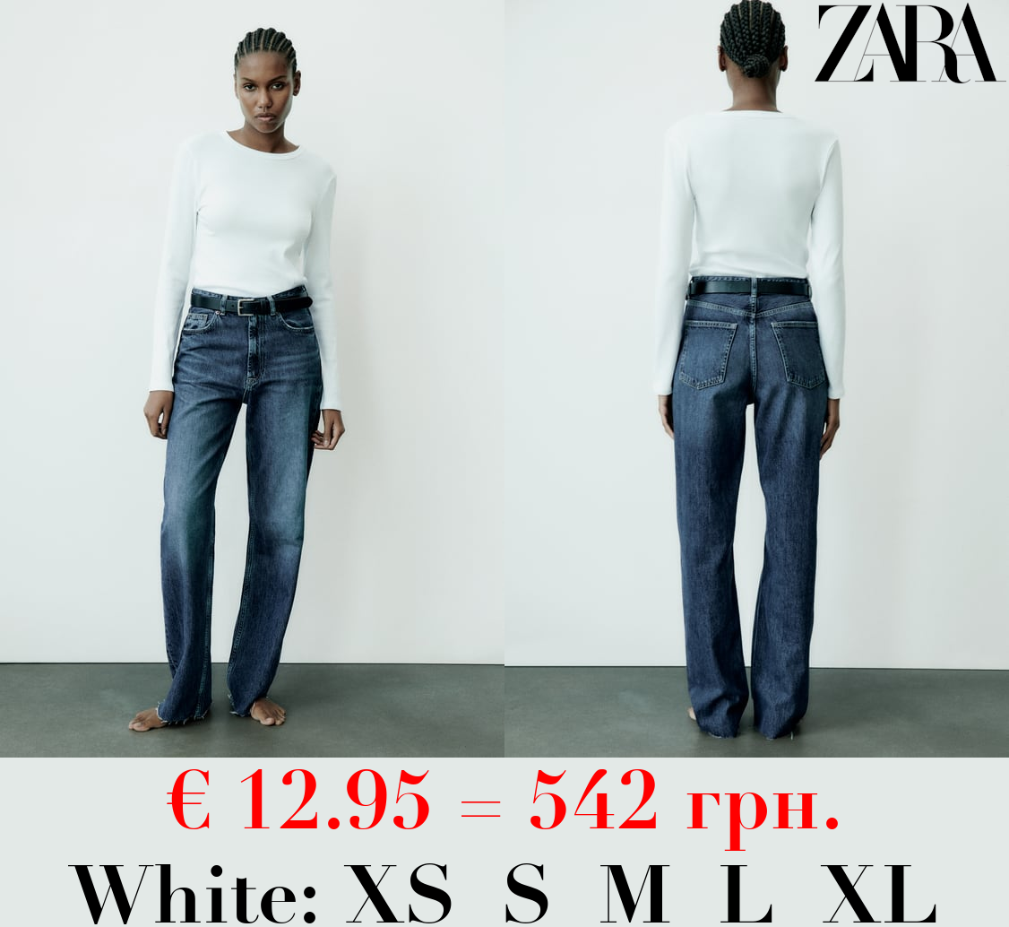 LIGHTWEIGHT RIBBED T-SHIRT