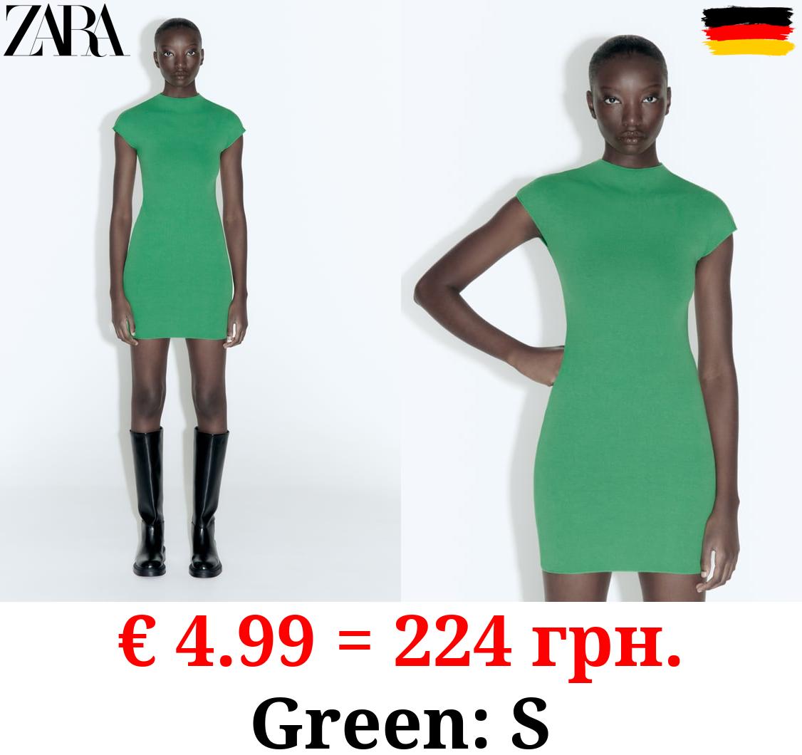 SHORT STRETCH KNIT DRESS