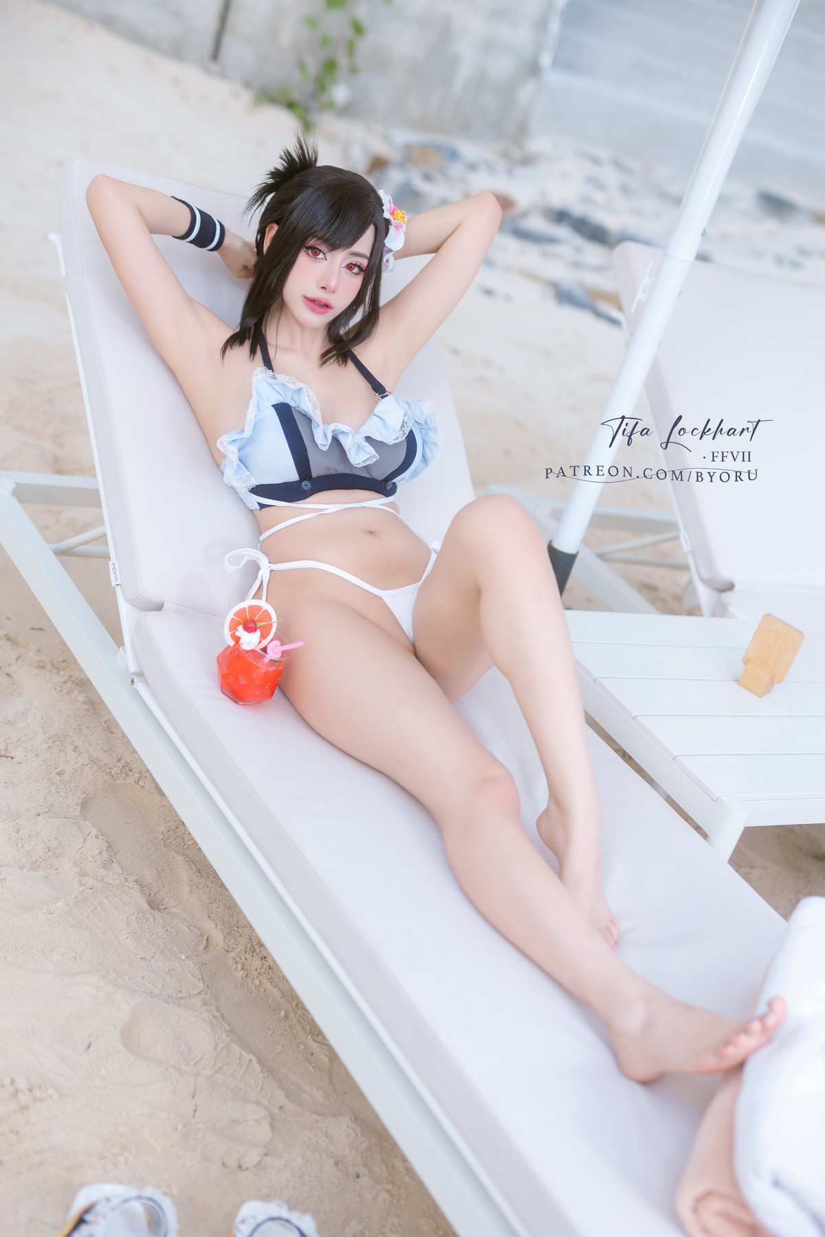 Cosplay 日本性感萝莉Byoru Tifa FF7r Bikini 11
