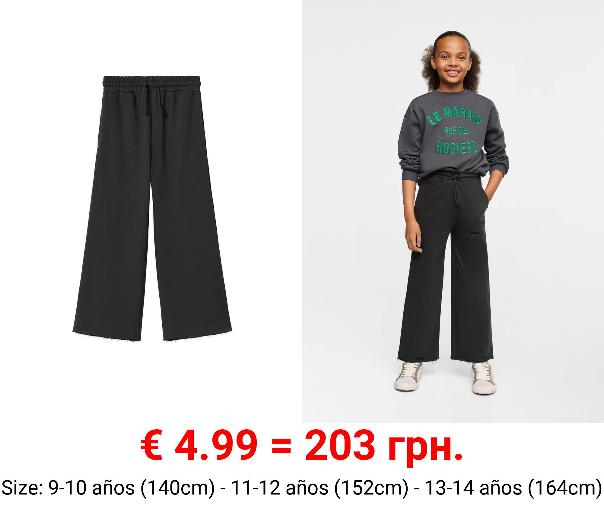 pantalón jogger culotte