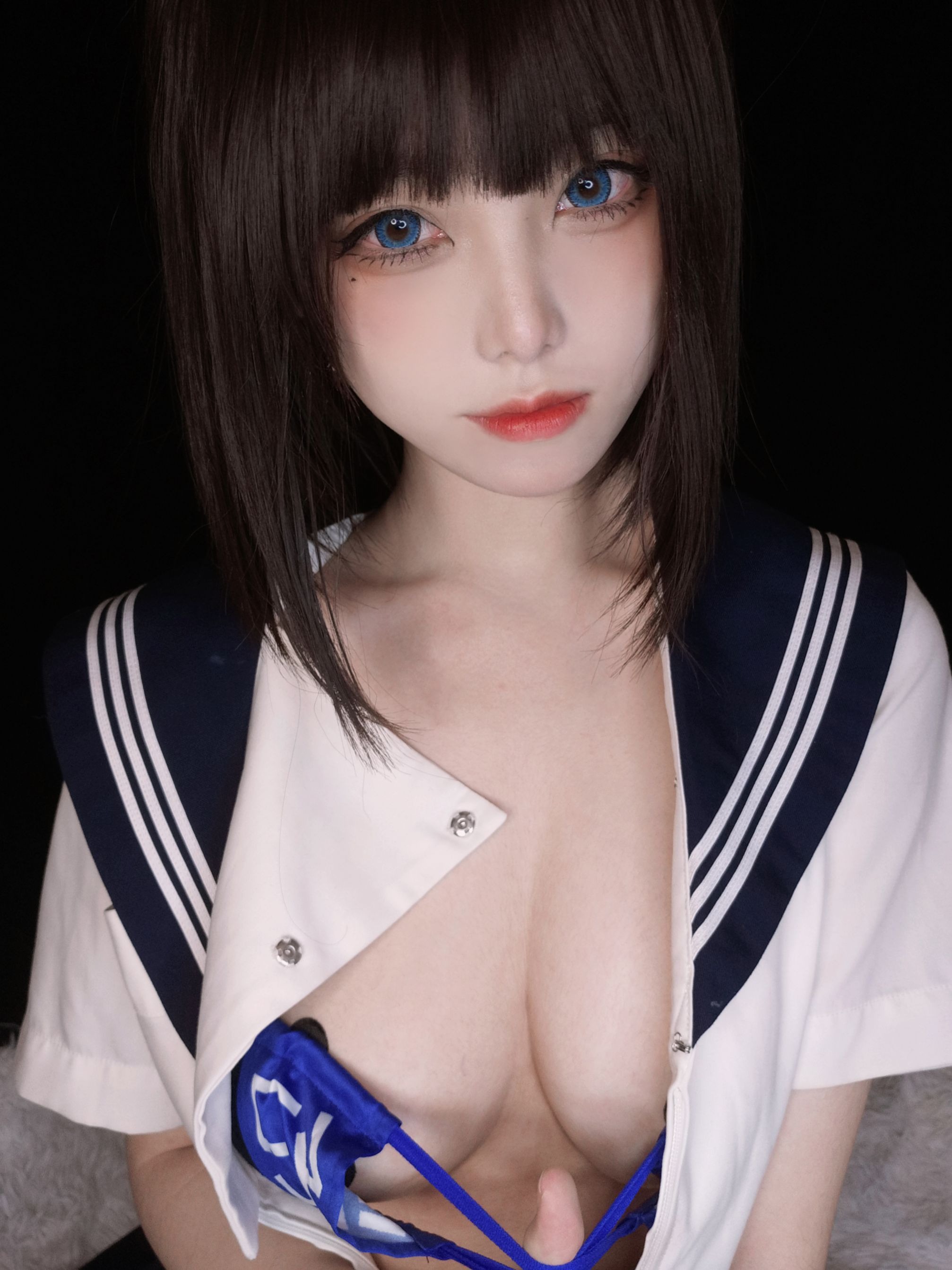 蜜汁猫裘 坏学妹jk 38P+6V 16