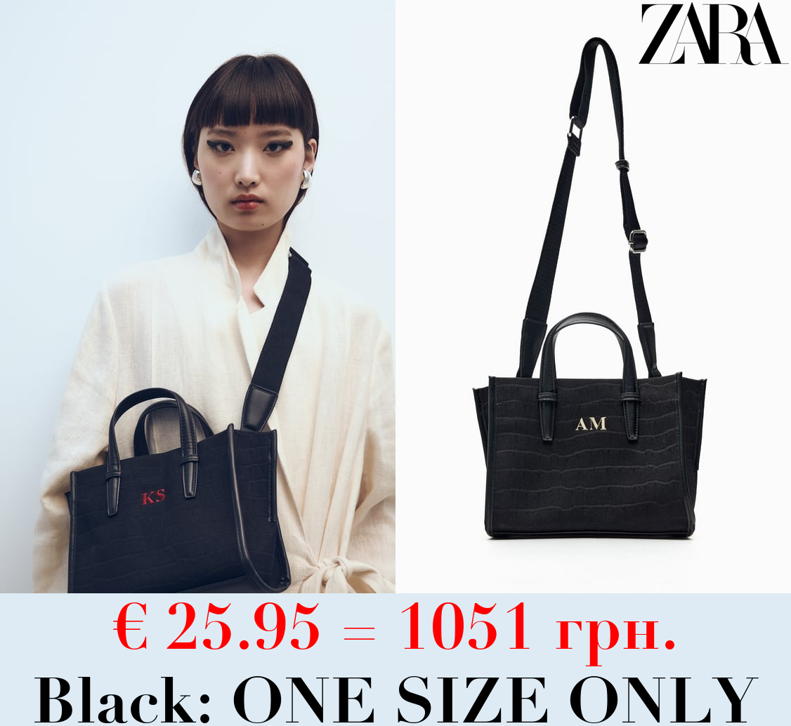 MOCK CROC MINI TOTE BAG