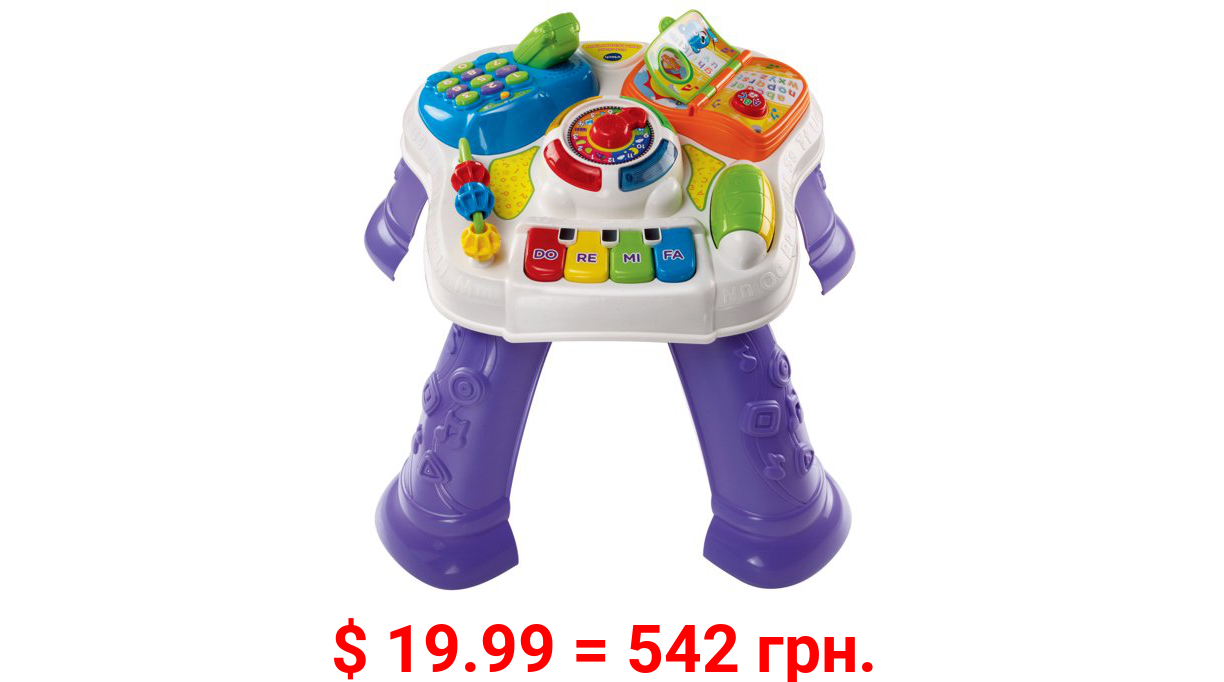 VTech Sit-to-Stand Learn and Discover Table, Activity Toy for Infants and Toddlers
