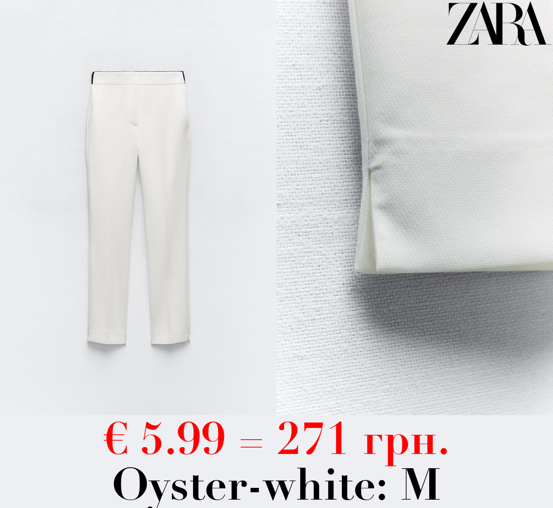 JOGGER-WAIST TROUSERS