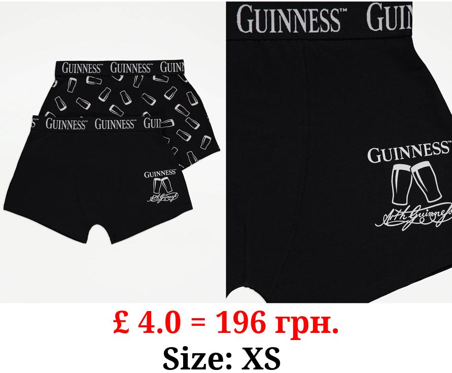 Guinness Black Boxers 2 Pack