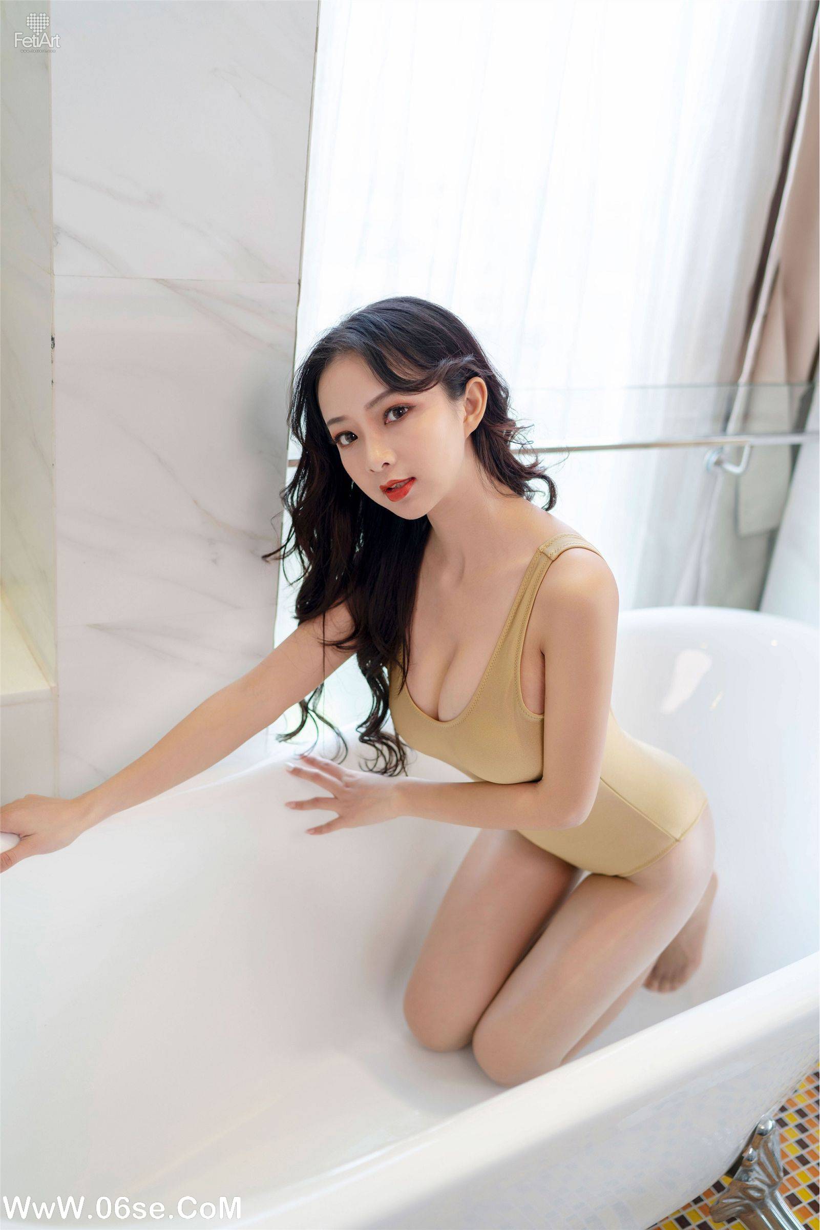 图片[34]-[FetiArt尚物集] NO.00009 A Creamy Day MODEL-Yumiko-六色网