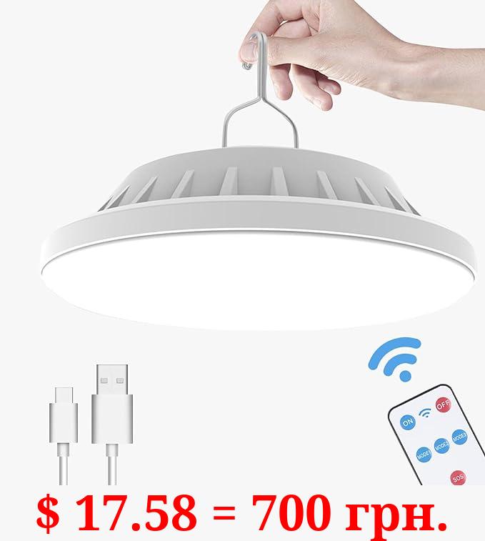 Solar Camping Lanterns Remote Tent Light - 4000LM Portable LED Camping Light Hanging IPX4 Waterproof USB Rechargeable Lantern for Camping, Hiking, Power Failure, Hurricane (120 LEDs)